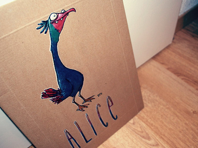 A weird bird for alice