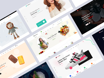 e-Commerce Landing Page Concepts! ui