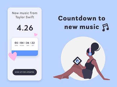Countdown to Taylor Swift 4.26 App