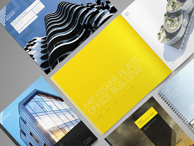 Danielsen Architects - Print material architect brand branding corporate design graphic design identity print visual