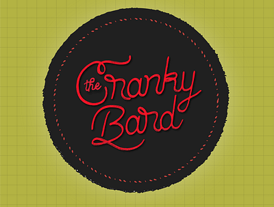 The Cranky Bard - Band Logo branding design handwritten handwrittenfont illustration illustrator lettering logo logotype music script vector