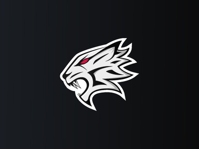 white tiger logo esport