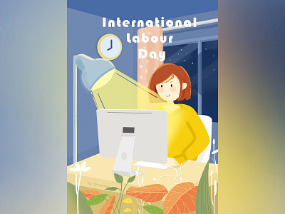 International Labour Day illustration 插图