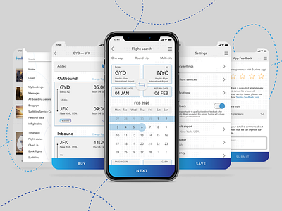 Sunline Airways UX/UI