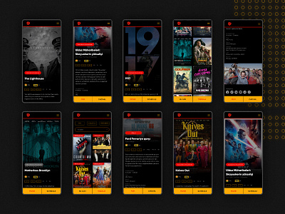 Park Cinema's App Concept Redesign app application cinema mobile movies ui ui design user experience userinterface ux