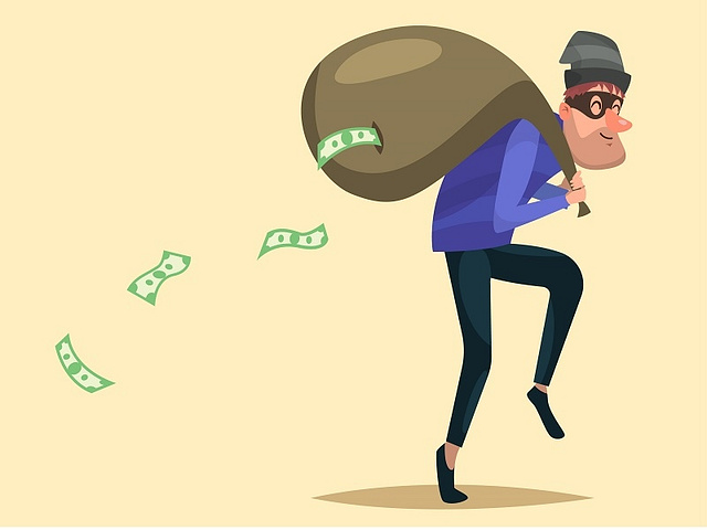 Cartoon Character. Thief With A Sack Of Money By Oleh Dovhan On Dribbble