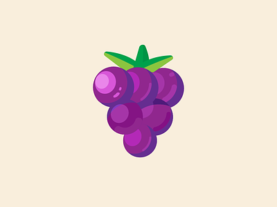 Looking Grape Today. | Exploration fruit illustration grape grapefruit purple shapes simple vector