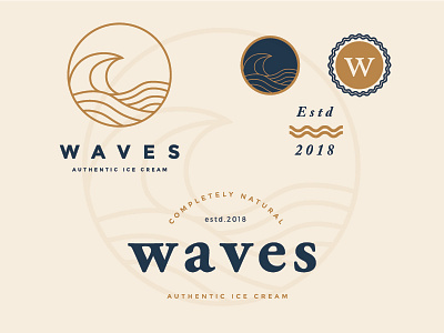 More Waves badges branding icon identity design identity system logo design logogram logotype stamps visual design