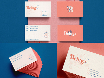 Beluga Branding Collateral brand design branding business card identity design layout logo mockup typography