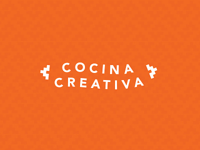 Alternative Logo Mark | Cocina Creativa branding colorful fun logo design logotype orange sans serif serif simple simple logo spice brand vibrant wavy