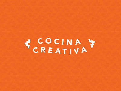 Alternative Logo Mark | Cocina Creativa branding colorful fun logo design logotype orange sans serif serif simple simple logo spice brand vibrant wavy