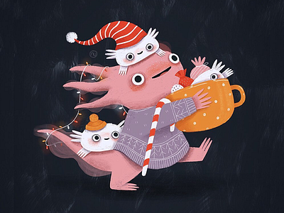 Axolotl axolotl character character design illustraion illustration art
