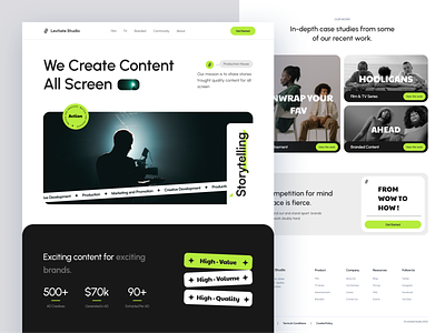 Production House - Landing Page
