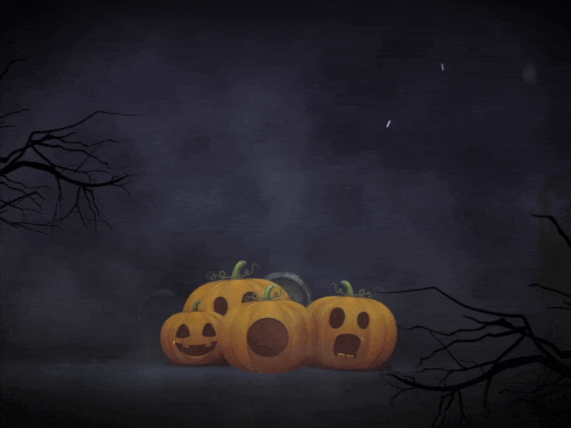 Halloween Pumpkin after effect aftereffects animation c4d dark dribbble halloween horror motion design motiongraphics pumpkin saber vfx video
