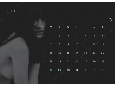 minimalistic calendar