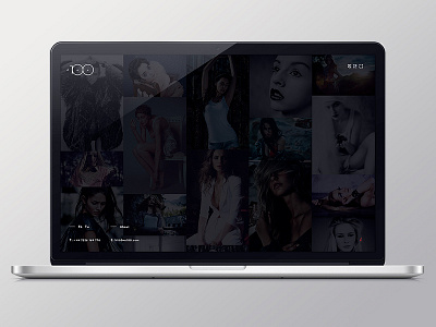 dwustu website full screen fullscreen photofolio photography responsive ui ux