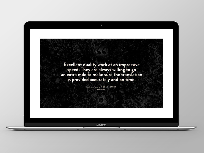 Werk and Woord Responsive Webiste quote grid ui ux company agency responsive website web