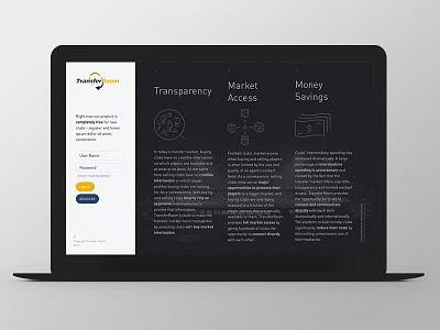 TransferRoom Second Line grid responsive ui ux web website