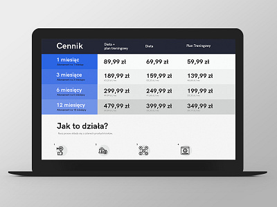 TIO - website - pricing grid iu pricing ux web website