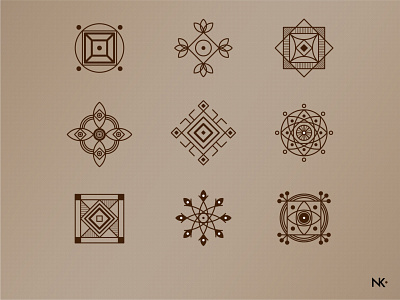 Vector ornaments