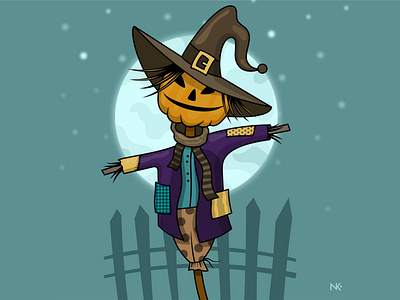 halloween. scarecrow