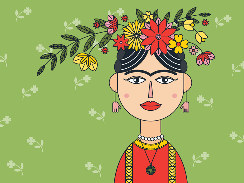 Frida Kahlo by Natalja Kus on Dribbble
