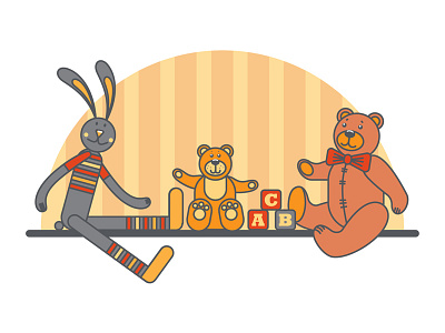 Teddy Bears illustration teddy teddy bears toys