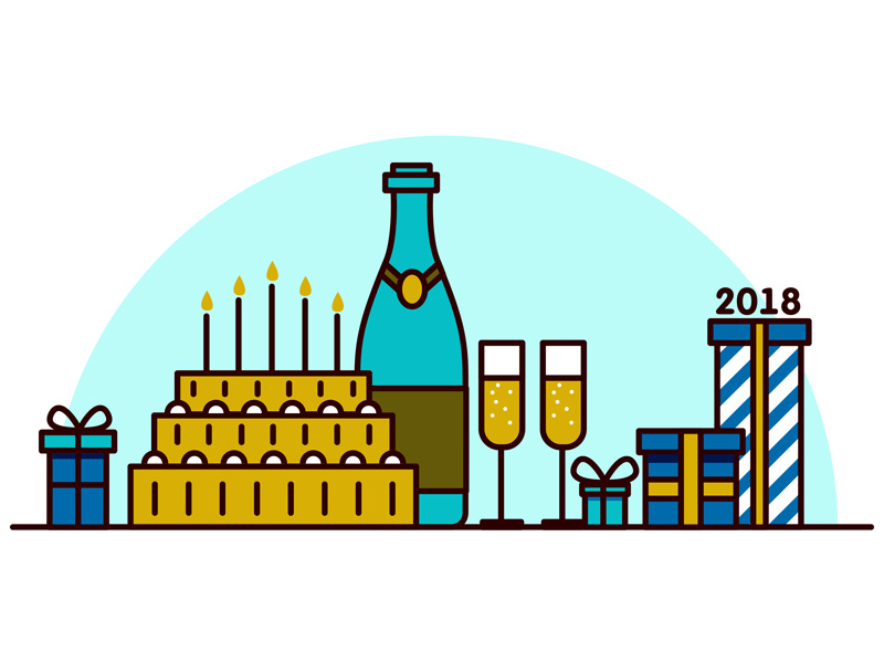 Celebration happy new year wonderful night celebration