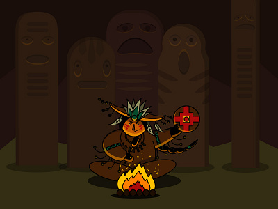 shaman illustration shaman