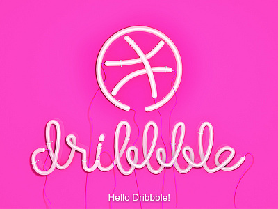 Dribbble Hello branding china cinema 4d design logo