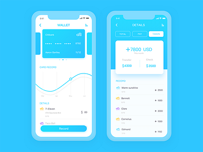 Hello！Dribbble！ app car cards clean design interaction ui ux