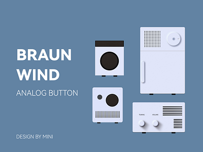 Braun wind icon app design icon ui 博朗风格
