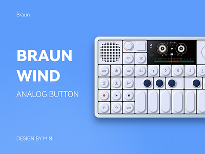 Braun wind icon app braun wind icon design icon illustration ui