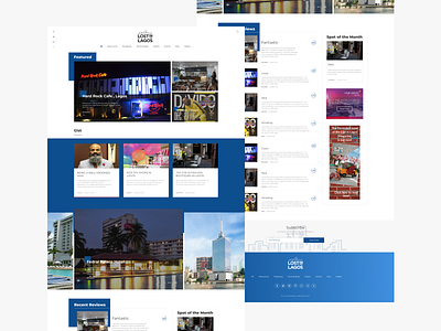 Lost in lagos blog ui design