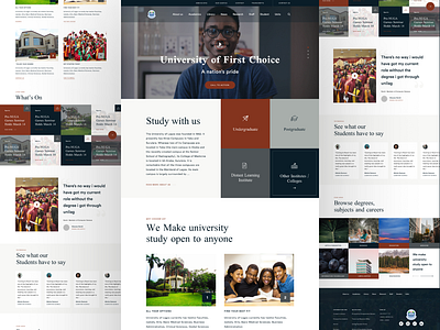 University of Lagos Redesign education school university website