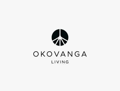 Okovanga Living africa brand branding delta design interior living logo logo design logotype minimal river simple toursim