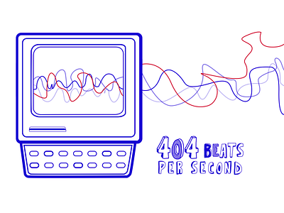 404 💙 blue design error 404 france illustration music