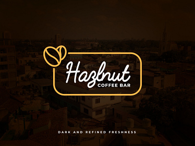 Hazlnut Coffee business logo design.