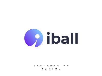 Iball eye diagnosis logo branding eyeball flat i icon identity letter logo mark medical minimalistic symbol