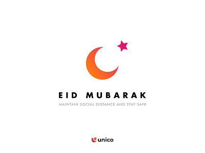 Eid Mubarak 2020 design flat icon illustration letter logo minimal minimalistic symbol vector