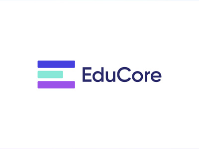 EduCore | Education, Learning Logo Design brand branding course design designer development education website elearning identity learning logo simple vector