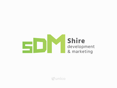 Shire Development & Marketing | Lettermark Logo Design agency brand branding design gradient green icon identity lettermark logo logo marketing minimalistic simple typography vector