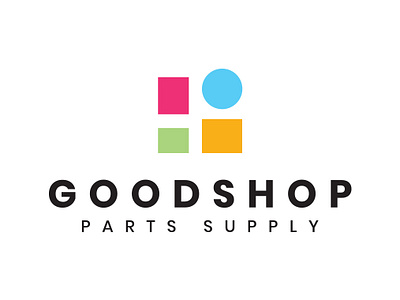 GoodShop Logo design agency app brand branding corporate design designer flat graphic icon identity logo logo for sale minimalistic shapes shop simple symbol typography vector