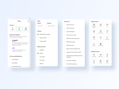 DP & Rules Filter design mobile mobile app ui ui ux uid