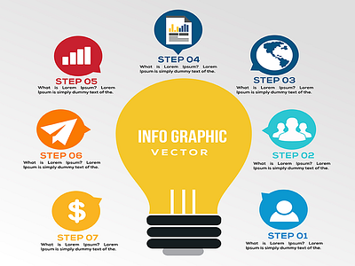 Info Graphic Vector Design Idea abstract businessfinance