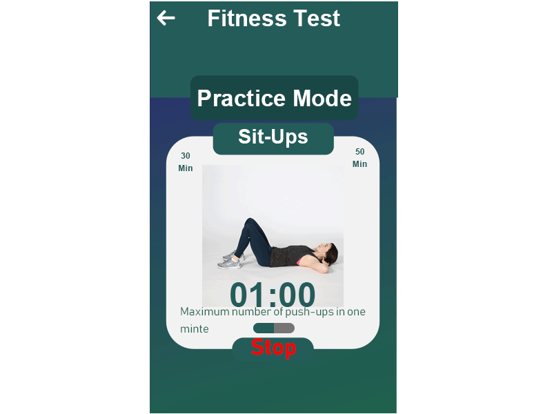 Fitness Tests App abstract actions android app design app branding design icon illustration ios screenshot photoshop ui design