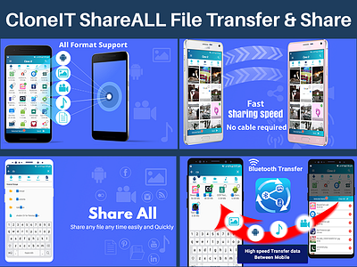 Cloneit Shareall File Transfer Share