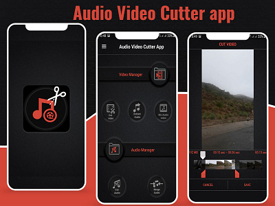 Audio Video Cutter Ui Design