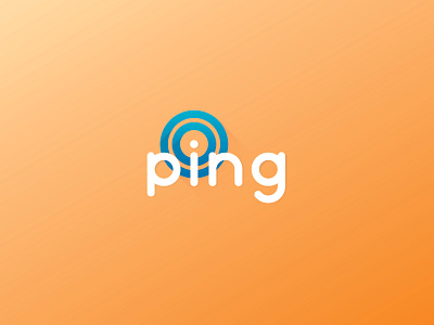 Ping design graphic design logo logo design minimal minimalist simple