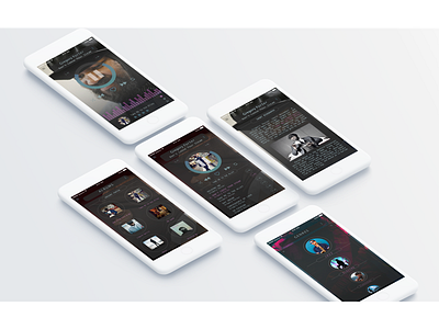 Indigo Music Player concept interface mobile music music player player ui user interface ux